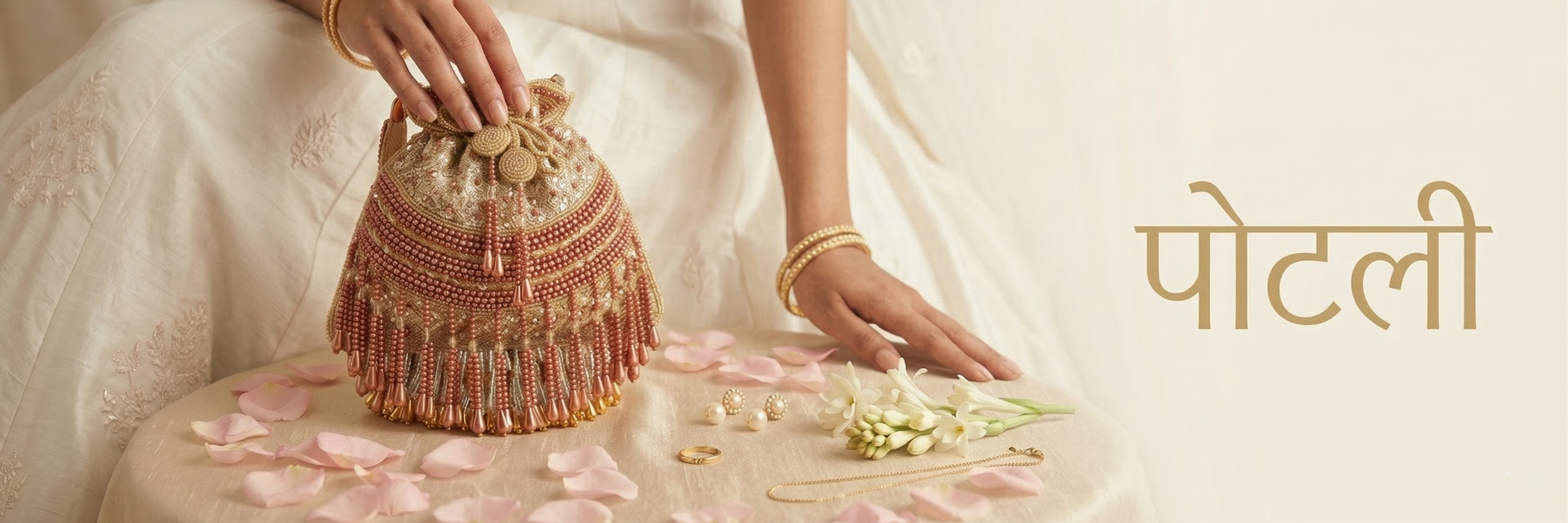 Designer Potli Bags for Women | Premium Ethnic Potli Bags in India – Orangebags